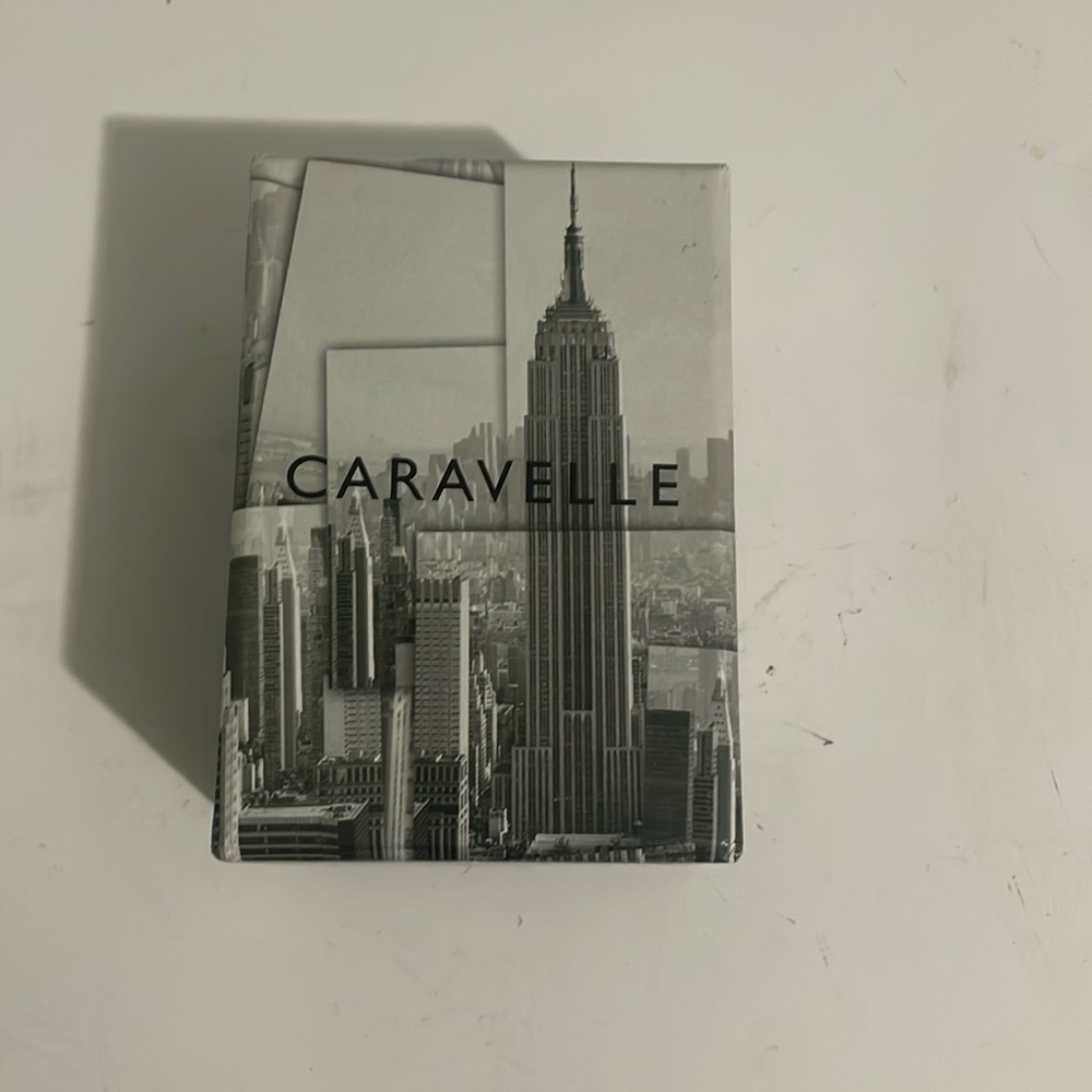 Grey/blue caravelle watch